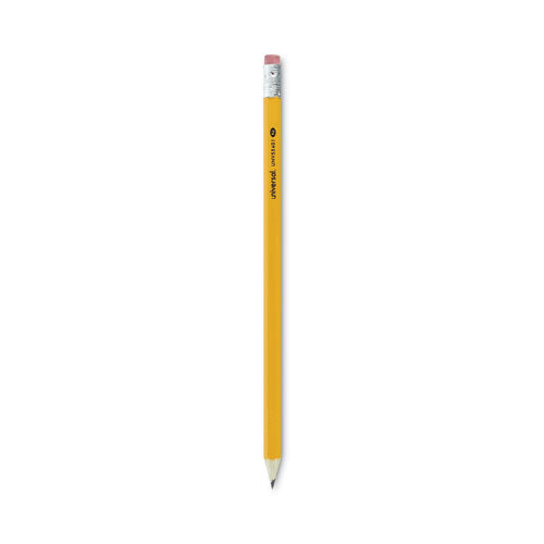 #2 Pre-sharpened Woodcase Pencil, Hb (#2), Black Lead, Yellow Barrel, 24/pack