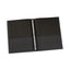 Two-pocket Portfolios With Tang Fasteners, 0.5" Capacity, 11 X 8.5, Black, 25/box