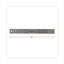 Stainless Steel Ruler With Cork Back And Hanging Hole, Standard/metric, 12" Long