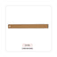 Stainless Steel Ruler With Cork Back And Hanging Hole, Standard/metric, 12" Long