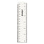 Clear Plastic Ruler, Standard/metric, 6" Long, Clear, 2/pack