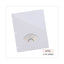 Slash-cut Pockets For Three-ring Binders, Jacket, Letter, 11 Pt., 9.75 X 11.75, White, 10/pack