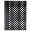 Casebound Hardcover Notebook, 1 Subject, Wide/legal Rule, Black/white Cover, 10.25 X 7.63, 150 Sheets
