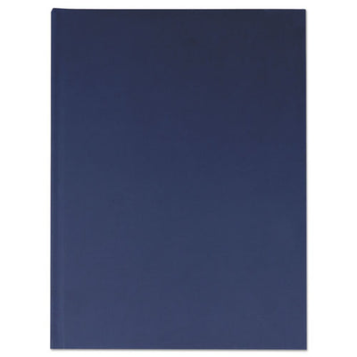 Casebound Hardcover Notebook, 1 Subject, Wide/legal Rule, Dark Blue Cover, 10.25 X 7.63, 150 Sheets