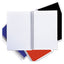 Wirebound Notebook, 3 Subject, Medium/college Rule, Assorted Covers, 9.5 X 6, 120 Sheets, 4/pack