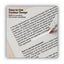 Correction Tape Dispenser, Non-refillable, Transparent Red Applicator, 0.2" X 315", 2/pack
