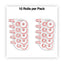 Side-application Correction Tape, Non-refillable, Transparent Gray/red Applicator,  0.2" X 393", 10/pack