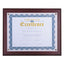 Award Plaque, 13.3 X 11, Mahogany With Mahogany Border