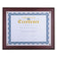 Award Plaque, 13.3 X 11, Mahogany With Mahogany Border