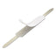 Self-adhesive Two-prong Paper Fastener Base And Compressor Sets, 1" Capacity, 2.75" Center To Center, Silver, 100/box