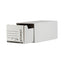 Heavy-duty Storage Drawers, Letter Files, 14" X 25.5" X 11.5", White, 6/carton