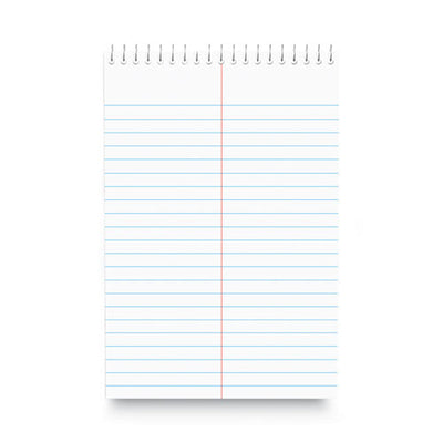 Steno Pads, Gregg Rule, Red Cover, 80 White 6 X 9 Sheets