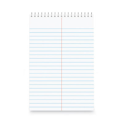 Steno Pads, Gregg Rule, Red Cover, 80 White 6 X 9 Sheets, 6/pack