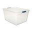 Clever Store Basic Latch-lid Container, 71 Qt, 18.63" X 23.5" X 12.25", Clear