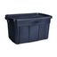 Roughneck Storage Box, 31 Gal, 20.4" X 32.3" X 16.7", Dark Indigo Metallic