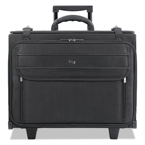 Classic Rolling Catalog Case, Fits Devices Up To 17.3", Polyester, 18 X 7 X 14, Black