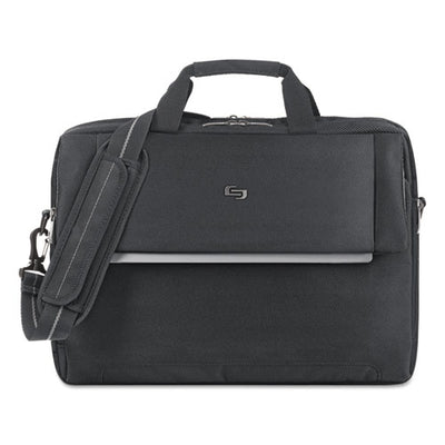 Urban Briefcase, Fits Devices Up To 17.3", Polyester, 16.5 X 3 X 11, Black