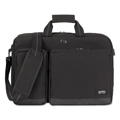 Urban Hybrid Briefcase, Fits Devices Up To 15.6", Polyester, 5 X 17.25 X 17.24, Black