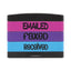 Interlocking Stack Stamp, Emailed, Faxed, Received, 1.81" X 0.63", Assorted Fluorescent Ink
