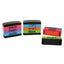 Interlocking Stack Stamp, Emailed, Faxed, Received, 1.81" X 0.63", Assorted Fluorescent Ink