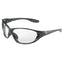 Seismic Sealed Eyewear, Clear Uvextra Af Lens, Black Frame