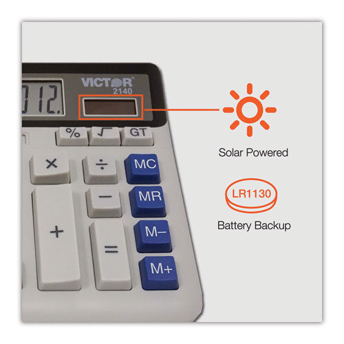 2140 Desktop Business Calculator, 12-digit Lcd