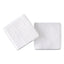 Sticky-back Fasteners, Removable Adhesive, 0.88" X 0.88", White, 12/pack