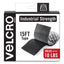 Industrial-strength Heavy-duty Fasteners, 2" X 4", Black, 2/pack