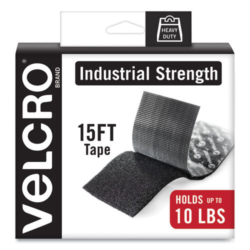 Industrial-strength Heavy-duty Fasteners, 2" X 4", Black, 2/pack