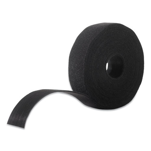 One-wrap Pre-cut Thin Ties, 0.25" X 8", Black, 25/pack