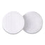 Sticky-back Fasteners, Removable Adhesive, 0.75" Dia, White, 200/box