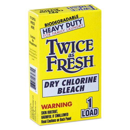 Heavy Duty Coin-vend Powdered Chlorine Bleach, 1 Load, 100/carton