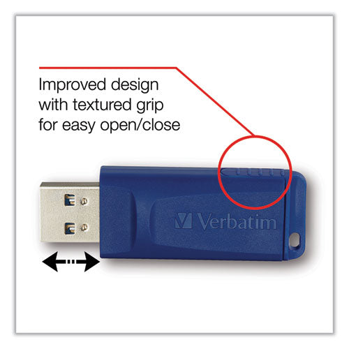 Classic Usb 2.0 Flash Drive, 8 Gb, Blue