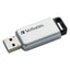 Store 'n' Go Secure Pro Usb Flash Drive With Aes 256 Encryption, 64 Gb, Silver