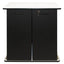 Refreshment Stand, Engineered Wood, 9 Shelves, 29.5" X 21" X 33", White/black