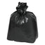 Linear Low-density Can Liners, 10 Gal, 0.6 Mil, 24" X 23", Black, 25 Bags/roll, 20 Rolls/carton