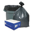 Can Liners, 56 Gal, 1.55 Mil, 43" X 48", Gray, 10 Bags/roll, 5 Rolls/carton