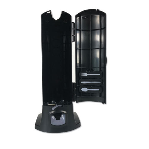 Dispenser, Forks/knives/spoons, 13.39 X 15.75 X 23.62, Black