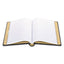 Looseleaf Corporation Minute Book, 1 Subject, Unruled, Black/gold Cover, 14 X 8.5, 250 Sheets