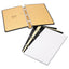 Looseleaf Corporation Minute Book, 1 Subject, Unruled, Black/gold Cover, 14 X 8.5, 250 Sheets