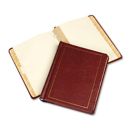 Looseleaf Corporation Minute Book, 1 Subject, Unruled, Black/gold Cover, 14 X 8.5, 250 Sheets
