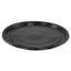 Caterline Casuals Thermoformed Platters, 12" Diameter, Black. Plastic, 25/carton