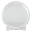 Designerware Plates, Plastic, 6" Dia, Clear, 18/pack, 10 Packs/carton