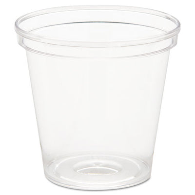 Comet Plastic Portion/shot Glass, 2 Oz, Clear, 50/pack, 50 Packs/carton