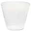 Comet Plastic Tumbler, 5 Oz, Clear, Squat, 50/pack, 20 Packs/carton