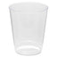 Comet Plastic Tumbler, 8 Oz, Clear, Tall, 25/pack, 20 Packs/carton