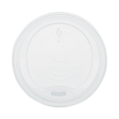Pla Lids For Hot Cups, Fits 10 Oz To 20 Oz Cups, White, 1,000/carton