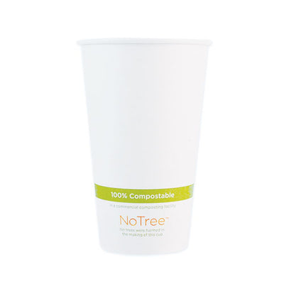 Notree Paper Hot Cups, 20 Oz, Natural, 1,000/carton