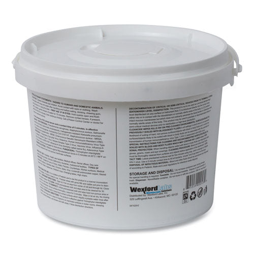 Cleancide Disinfecting Wipes, 8 X 5.5, Fresh Scent, 400/tub