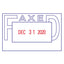 Versadater Message Dater, 2.13 X 1.31, Paid, Blue/red